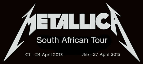 METALLICA JHB Standing Tickets